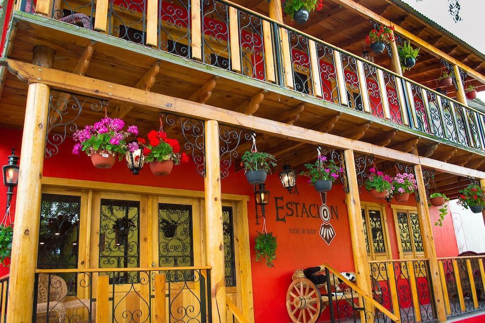 Hotel La Estacion Creel Exteriör bild