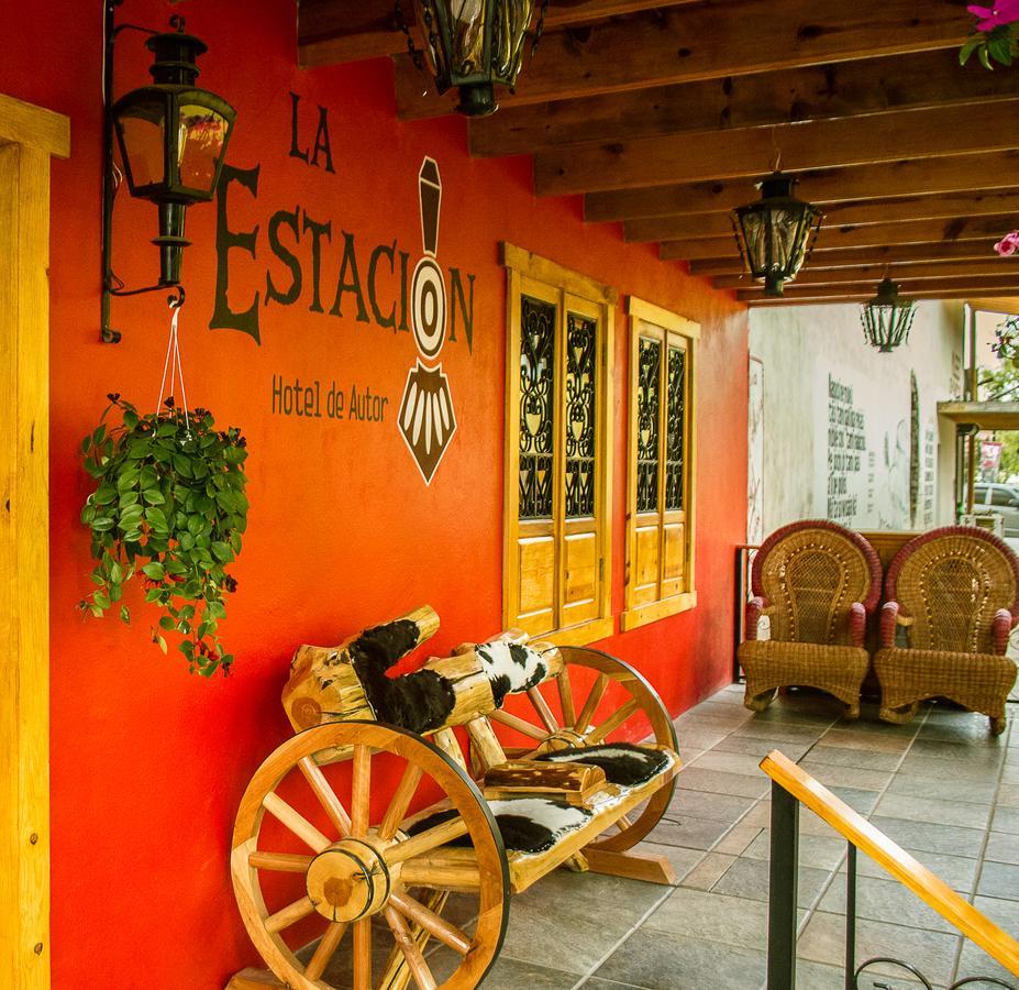 Hotel La Estacion Creel Exteriör bild